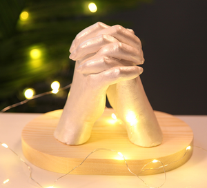 <span class=keywords><strong>Kit</strong></span> de <span class=keywords><strong>moulage</strong></span> <span class=keywords><strong>3D</strong></span> pour les pieds, ensemble de 10 pièces, pour bébés, poudre de clone de plâtre, poudre à mouler, cadeau souvenir, impression pour les mains - Product Image 3