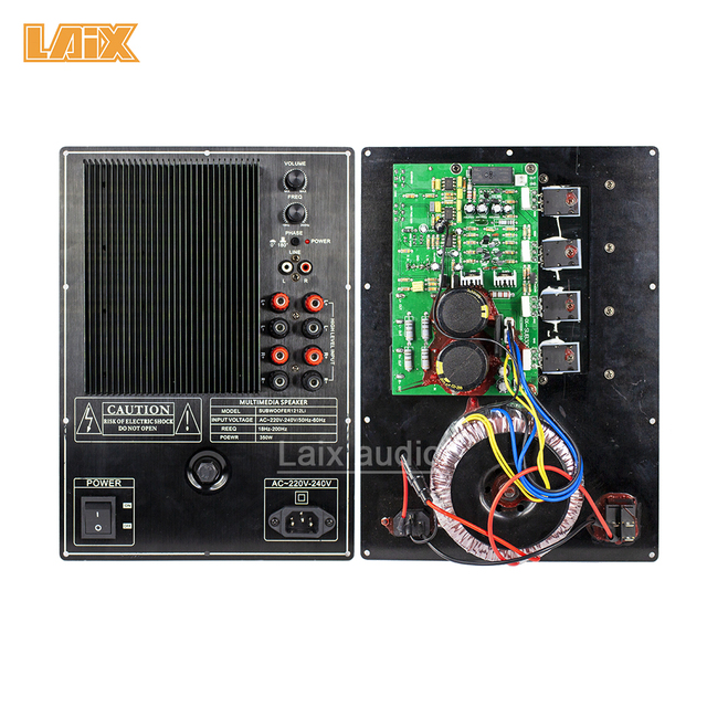 Class AB Subwoofer Plate Amplifier Module Home Mono Toroidal Power Supply Transformer 200W Subwoofer Plate Amplifier Board