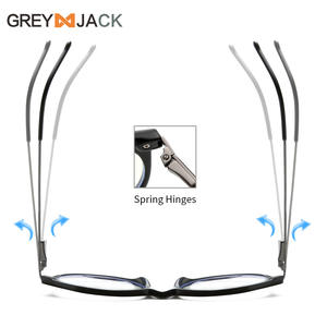 Gafas Greyjack ovaladas antiluz azul para mujer, montura transparente TR90, monturas de gafas resistentes a los rayos UV 72009 - Product Image 5