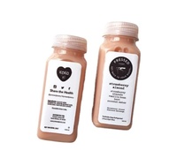 Bouteilles de shots en plastique PET personnalisées MAYSURE avec logo, 2 oz (60 ml), pour jus, shots énergétiques, shots de gingembre, avec bouchon inviolable