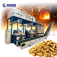 Ligne de production de granulés de bois industrielle automatique haute productivité pour biomasse, énergie, herbe, coques de riz et paille