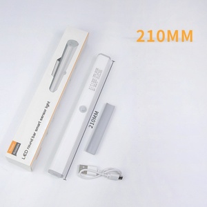 Rechargeable Human Body <b>Sensor</b> <b>LED</b> Night <b>Light</b> Three- Color Rotating <b>LED</b> Round Bar Smart <b>Sensor</b> <b>Light</b> for Bedroom Bathroom - Product Image 4