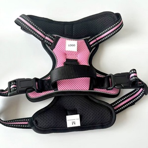 犬用ハーネスリーシュセットハンドル付き通気性耐久性耐久性 - Product Image 2