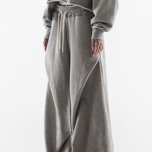 กางเกงวอร์มทรงหลวมแนวเฟรนช์เทอร์รี่380พลัสไซส์กางเกงวอร์มแบบซ้อนกันออกแบบได้ตามต้องการ - Product Image 5