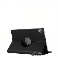 Étui pour tablette Xunylyee SUNING avec support rotatif à 360 degrés pour iPad 2 3 4 FUNDA IPAD 234, style cuir noir, housse de protection fabriquée en Chine