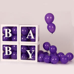 <span class=keywords><strong>Netflix</strong></span> amour surprise ballon boîte transparente boîte bébé fête d'anniversaire mariage créatif ballon décoration bébé - Product Image 3