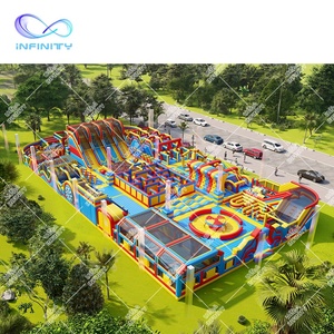 Trampolín Gigante, Casa de Brinco para Niños, Parque Infantil al Aire Libre, Juegos Deportivos, Parque Temático Inflable en Venta - Product Image 5