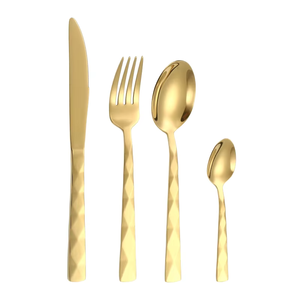 Luxury Cutlery Diamond Handle Design Stainless Steel Knife <b>Fork</b> Spoon Cutlery Set for Wedding - Product Image 2