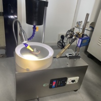 Meuleuse de bijoux électriques professionnelle pour pierres précieuses, machine à polir et à facetter, disque de meulage de 6 pouces en acier inoxydable, 180W, 0-2800 tr/min