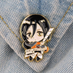 Pin esmaltado de Anime japonés, alfileres de <span class=keywords><strong>ataque</strong></span> <span class=keywords><strong>a</strong></span> Titan, insignia de dibujos animados, decoración de mochila, solapa, joyerí<span class=keywords><strong>a</strong></span>, accesorios de regalo - Product Image 6