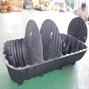 Digesteur anaérobie souterrain bio FuGu HDPE à trois compartiments, fosse septique 500L-3000L - Product Image 4