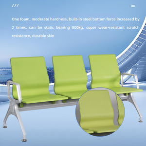 2024 chaise de zone d'attente pas cher couleurs pu salle d'attente meubles chaise hôpital <span class=keywords><strong>moi</strong></span> chaises d'attente pour clinique - Product Image 4