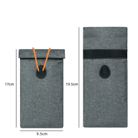 Nouvelle pochette anti-piratage RFID de haute qualité 2025, pochette de protection contre les signaux radiofréquents, sac Faraday pour téléphone portable pour iPhone