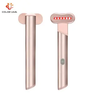 Home Use Beauty Equipment Beauty Products Facial Red Blue Light Therapy Eye Massage Magic Dark Circle Skincare Wand For Women