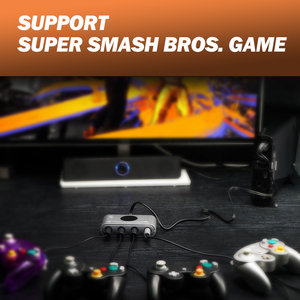 USB gametube Console chuyển đổi cho switch PC, Wii U Console Tím - Product Image 5