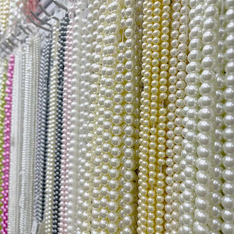High Quality 4mm Crystal Pearls Glass Pearl Beads Imitation Pearls Wholesale