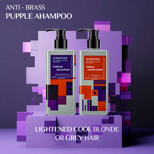 <strong>Purple</strong> Reduce <strong>Brassy</strong> <strong>Shampoo</strong> No Yellow Oil Moisturizing 300ml Cream <strong>for</strong> Blonde <strong>Hair</strong> Nourishing Fluffy Feature - Product Image 1