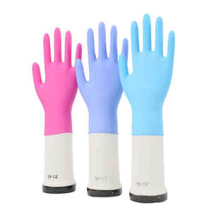 良い販売工場直接使い捨てピンクニトリル手袋ボックス非滅菌手袋食品グレード - Product Image 6