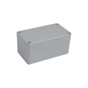 115x65x55mm Grey Junction Box, Aluminum Metal Electrical Box IP67 Waterproof Dustproof Project Box, Outdoor Universal Enclosure