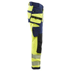 BLAKLADER - 112216483389C148 Pantalones Hi-Vis 4-Way stretch Hi-vis Amarillo/Azul Marino-EAN 7330509906156 ROPA DE TRABAJO DE 2017 - Product Image 4