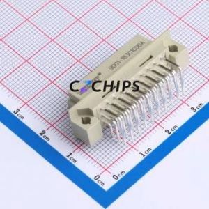 9001-18301C00A DIN41612 Connector Bent Lead Through Hole,P=2.54mm Connector 30P 3 2.54mm Right Angle Insert - Product Image 2