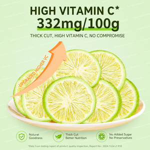 Fette di Lime Liofilizzate |   Frutta Liofilizzata in Confezione Grande per Tè alla Frutta, Cold Brew e Guarnizioni per Cocktail |   Miscelature Personalizzate Disponibili - Product Image 5