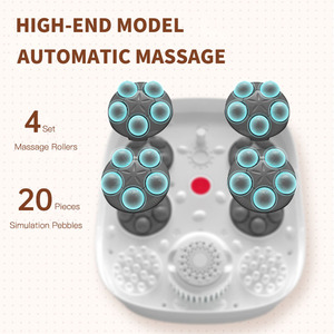 Venta al por mayor eléctrico portátil plegable pie Spa baño plegado pie baño masajeador pedicura cubos con calor - Product Image 2