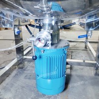 Cuve de mélange électrique en acier inoxydable 200L 500L pour détergent liquide, shampoing et gel douche