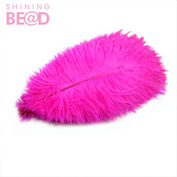 Plumes d'autruche naturelles lisses et moelleuses, blanches, teintées, de 40 à 80 cm, pour la décoration de carnaval, de danseuses et de fêtes - Vente en gros