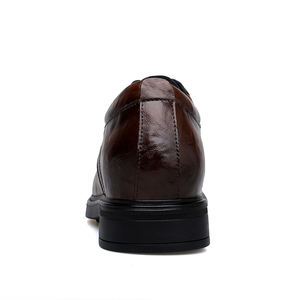 รองเท้าหนังคุณภาพสูง ไซส์ใหญ่ รองเท้าเสริมส้นเพิ่มความสูง สวมใส่สบายสำหรับผู้ชาย รองเท้าหนังสำหรับงานแต่งงาน รองเท้าเพิ่มความสูงสำหรับผู้ชาย - Product Image 6