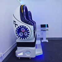 Funplaypark FUNPLAYVR-006 Guangdong VR 9D & 129DHS Motus Fun Kart de course 2 joueurs 3D VR avec siège à mouvement et casque portable