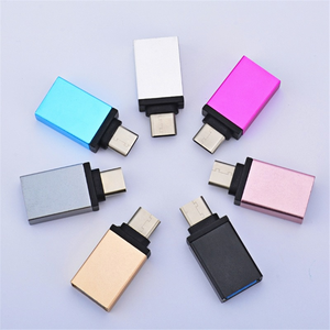 Adaptador OTG USB-C Macho a USB-A 3.0 Hembra de Aleación de Aluminio a Buen Precio para Laptop <span class=keywords><strong>y</strong></span> Smartphone, en Stock - Product Image 1