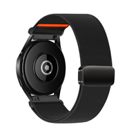 Bracelet de montre élastique magnétique en nylon tressé personnalisé 20 mm 22 mm, ajustement universel confortable, respirant, bracelet de montre élastique sport