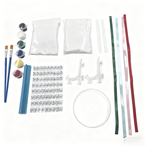 Pet Paw Print Impression Kit Inkless <span class=keywords><strong>Dog</strong></span> Andenken Ornamente New Puppy Geschenk Paw print mit Farben Namens stempel für Hunde Katzen - Product Image 3