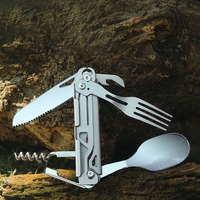 Tomaat Oem Roestvrij Staal Multifunctioneel Tafelmes Draagbaar Geschenkmes Outdoor Camping Opvouwbaar Servies