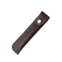 Étui à stylos et lunettes en cuir véritable Crazy Horse, petit format, durable pour usage quotidien, couleur personnalisable, idéal pour le dropshipping