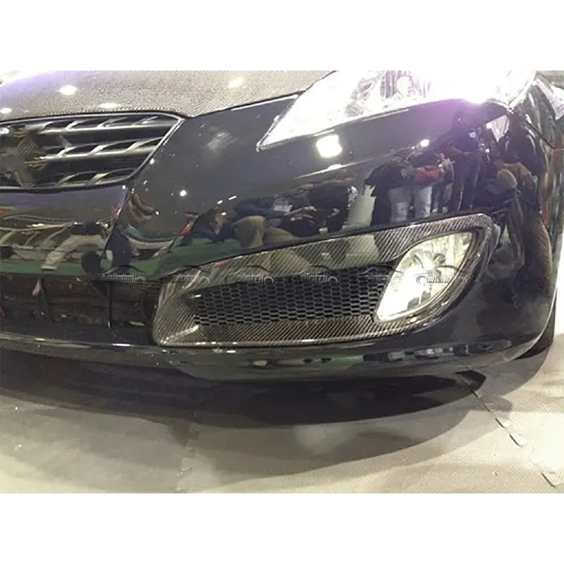 Mistlicht Cover Carbon Voor Hyundai Genesis Coupe Mistlamp Voorbumper Grille 2009-2011