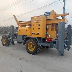 Drill Machine 200m 300m Crawler Diesel Water Well Drilling Rigs With Low Price