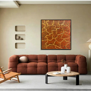 Bức tranh hiện đại trừu tượng được chế tác sáng tạo với màu sắc táo bạo và hình dạng độc đáo để nâng cao thẩm mỹ trang trí nhà của bạn - Product Image 1