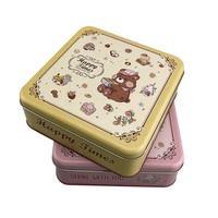 Boîtes à biscuits rondes en fer blanc personnalisées OEM en gros avec couvercle pour biscuits au beurre, gâteaux, bonbons, lait, chewing-gum