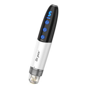 Professional Bio-Pen Q1S Wireless 5-Speed Derma-Microneedling-Pen with Blue &amp; Red-LED for Face/Head/<strong>Hands</strong> Skin Treatment - Product Image 1
