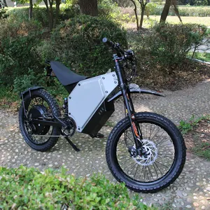 新款上市强力72v 52.5ah大电池电动自行车15000瓦摩托车电动山地车美国库存enduro ebike