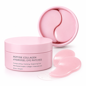 Masque Gel Contour des <span class=keywords><strong>Yeux</strong></span> Anti-Âge Raffermissant, Hydratant, Éclatant, Contre les Cernes, Rides <span class=keywords><strong>et</strong></span> Ridules, au Peptide <span class=keywords><strong>et</strong></span> Collagène, Hydrogel, pour <span class=keywords><strong>Yeux</strong></span> Sensibles <span class=keywords><strong>et</strong></span> Secs - Product Image 1