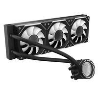 Refroidisseur liquide pour processeur 394 mm, 250 W TDP, synchronisation ARGB, ventilateur à roulement fluide PWM 120 mm, 67,96 CFM, compatible Intel LGA1700 et AM4, pour PC.