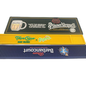 Personalized Long Silicone PVC Beer Mat Rubber Bar Spill Pad <b>Pub</b> Rail Mat Drip Tray Non Slip Service Runner <b>Table</b> Mat Placemat - Product Image 4
