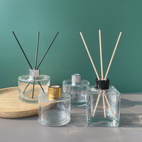 Nouveau design de flacon diffuseur de parfum, flacon vide de luxe pour diffuseur à bâtonnets