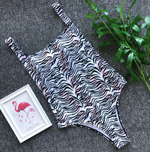 Personnalisé Impression Léopard Formation Petites Filles Maillots de bain Dos Nu Maillot de bain - Product Image 1