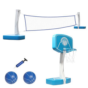 Canasta de Baloncesto Lumina de PVC para Interiores - Entrenador de Gimnasio Integrado para Juegos Junto a la Piscina - Product Image 1