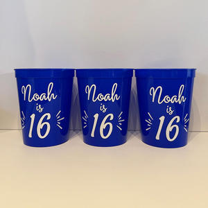 Taza cuadrada de plástico PP de grado alimenticio de boca ancha para despedida de soltera, fiesta de cumpleaños, actividad deportiva, despedida de soltera - Product Image 3