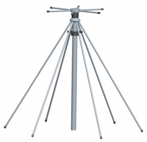 เสาอากาศดิสคอนแบบบรอดแบนด์ TQK-130/600-5S-B-1 OEM 130-600MHz สำหรับสถานีฐานสแกนเนอร์แบบพกพา ฝูเจี้ยน - Product Image 1